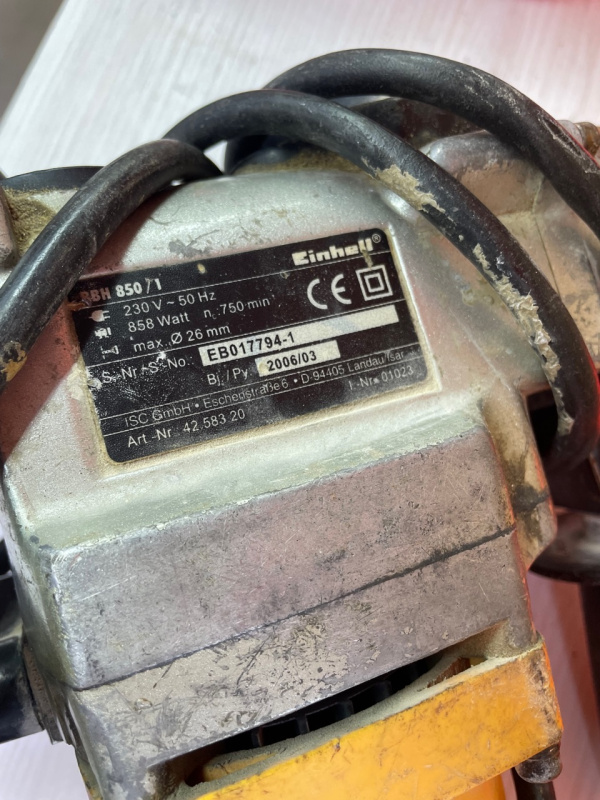 Перфоратор Einhell BBH 850/1