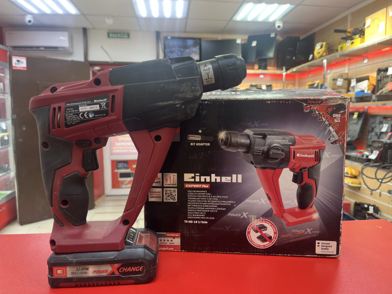 Перфоратор Einhell te-hd 18 li